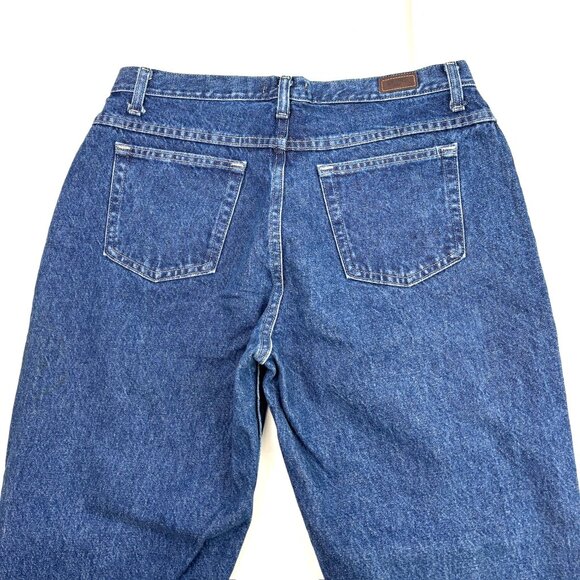 Riders by lee straight Leg Women's size 14P Dark Wash Blue Denim jeans - Picture 4 of 4